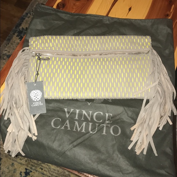 NWT Vince Camuto Large Malik Foldover Clutch - Picture 2 of 8